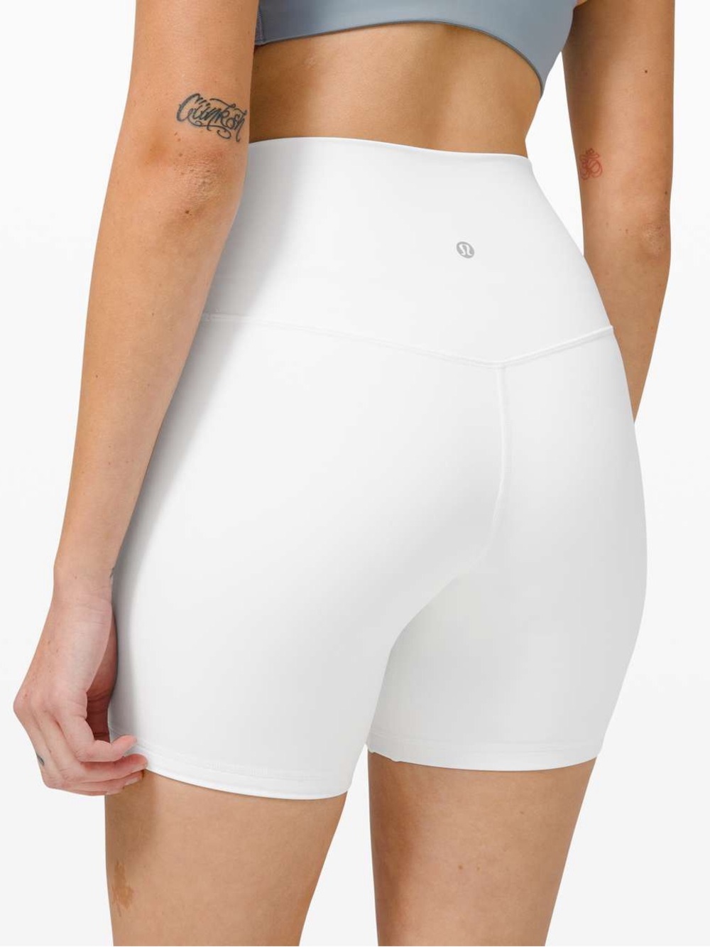 lululemon athletica Align High-Rise Short 6” in White Size 6